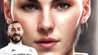 FOOTBALL CHARACTER CHANGES INTO A WOMAN BEAUTIFUL.