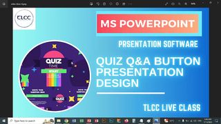 PowerPoint Quiz Button-LIVE CLASS