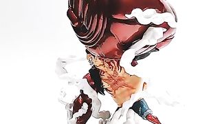 High quality anime action figure One pieces Monkey D. Luffy Gear fourth action figure