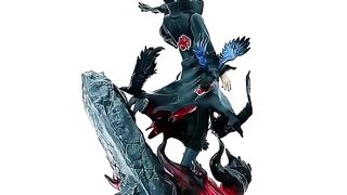 Mainan Figure Anime Naruto Uchiha Itachi Pvc Tokoh Aksi Naruto Shippuden Uchiha Itachi dan Mainan Model Koleksi Gagak 25Cm