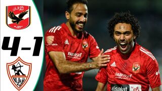 الملخص الكامل لمباراه الاهلى والزمالك(4_1) دون تقطيع بجودةHD