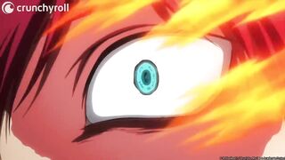 Deku VS Todoraki fight _ MY HERO ACADEMIA