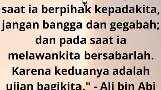 Kata-kata islami tentang kehidupan menyentuh hati