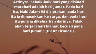 Keutamaan Dan Do'a Dihari Jum'at