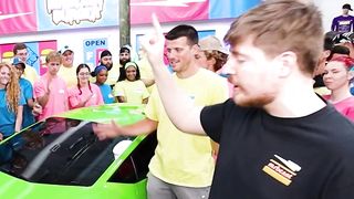 The last one to raise his hand for the Lamborghini keeps it