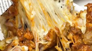 Melted Spicy Pizza With Cheese!