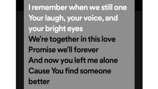 Lyric loneliness