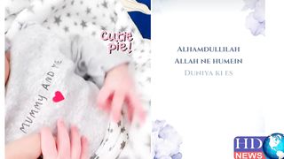 Sana Khan Shares the First Ever Glimps of Her Baby Boy | sana khan baby name #sana khan baby pics