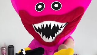 Huggy Wuggy got scared Alphabet Lore Plush #shorts