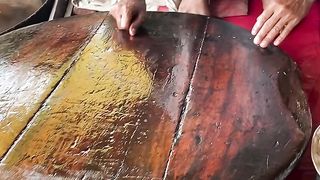 Giant Halwa paratha of taj bagh