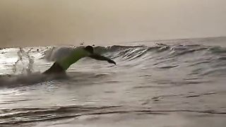 HEROIC saving people drowning in the sea