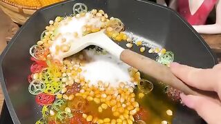 How to makes popcorn rainbow, easy popcorn recepies ♥️