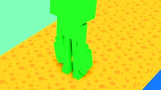 SUPERHERO RUN 3 CHALLENGE - Minecraft Animation #shorts