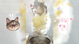 How to make panda cotton candy