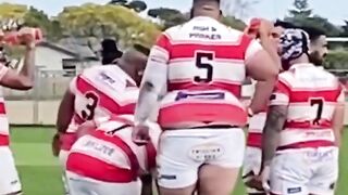 When you see this man in amateur rugby match