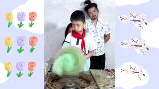 How to make cotton candy!! Cute Sunflower