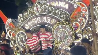 the traditional music of the island of Madura Indonesia