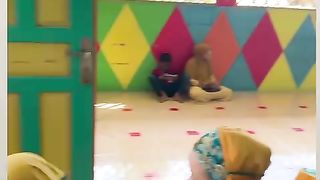 My boy at playgroup