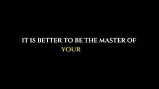 DON'T LET CIRCUMSTANCES CONTROL YOU.