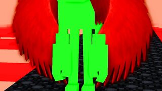 DESTINY RUN 2 CHALLENGE with Garten of BanBan - Funny Minecraft Animation #shorts
