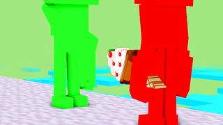 TEETH RUNNER 2 CHALLENGE - Garten of BanBan Minecraft Animation #shorts