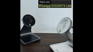 Bonola 30W Fast Magnetic Wireless Charging 3 in 1 for iPhone 14/13/12 Pro Metal Wireless Charger Stand for iWatch 8/AirPods Pro