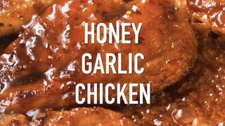 Chicken breast with honey and garlic