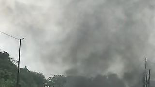 Mobil terbakar