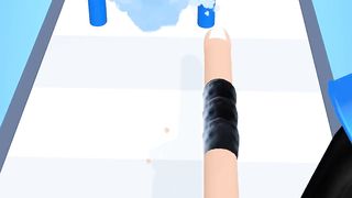 Finger Runner 3D Game - Finger in the Nose #9 #febspot #Viral #Funny