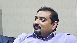 Imran awan reciting his poetry