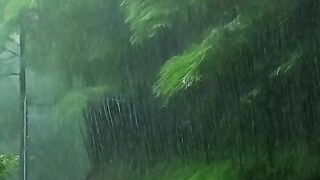 its a raining day.