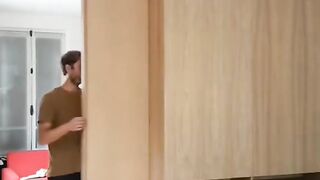 Unlock Secrets: Discover the Enchanting Hidden Door Behind a Double-Sided Bookcase!