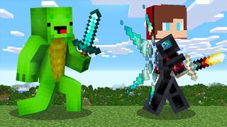 Ninja Speedrunner VS Hunter in Mine