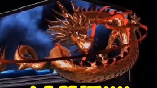 Amazing Dragon Comes Alive 3D Digital Billboard