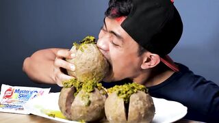 SEBELUM PUASA, MAKAN 3 BAKSO CABE IJO SEGEDE KEPALA PAKAI NASI PADANG!!
