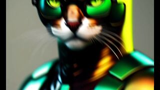 Cat superheroes and wolf superheroes