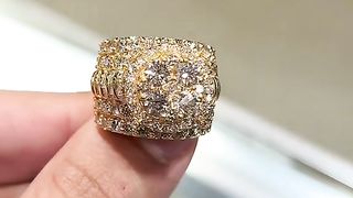 Real Diamond & Solid Gold Ladies Wedding Ring by Ijaz Jewelers