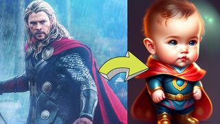 Avengers but baby/all characters #avengers #superhero