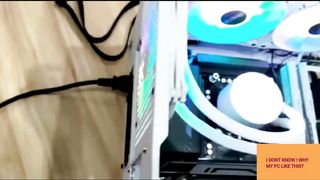 I push button on! I don't know?why? my pc can do like this!