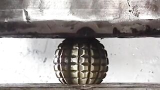 Hydrolic Press VS Grenade