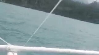 Island boat ride at Palawan