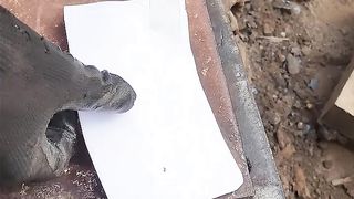 Making Steel Meat Cleavr with easy steps