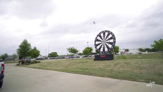 Giant Darts Challenge|dude perfect