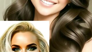 (4K) Charming beauty of the girls, their unforgettable smile. Work in AI. Video 2023 2