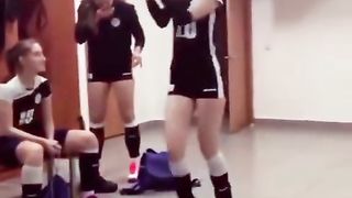 when volleyball players dance