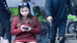 Prank girl. Tiktok