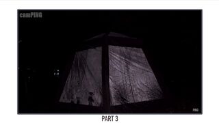 Solo camping in the pouring rain ASMR kimchi Kimchi pancakes, and cold canned beer - PART 3