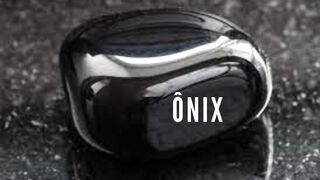Pedras, cristais, conhecimento. Ônix