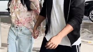 Vicky Kaushal With Wife Katrina Kaif Together Spotted at Airport