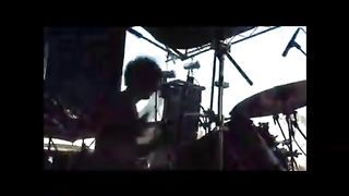 The Rev play drum live.